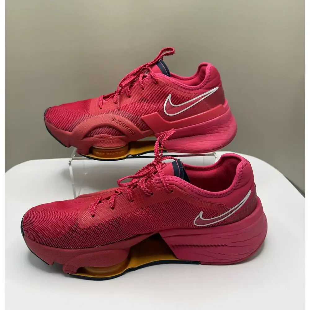 Nike Air Zoom SuperRep 3 women's training shoes in rush pink Sz 9